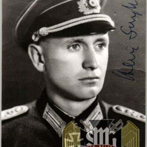 Heinz Soyka knights cross signature
