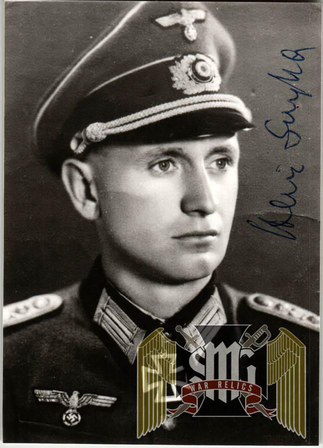 Heinz Soyka knights cross signature