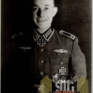 SMGN-0104 Helmut Sinning knights cross winner signature