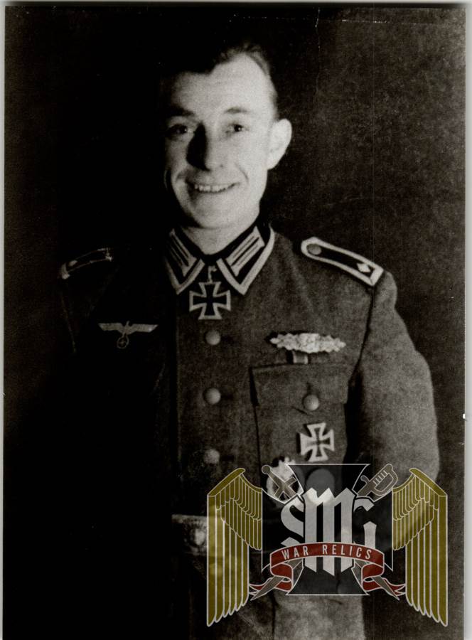 SMGN-0104 Helmut Sinning knights cross winner signature