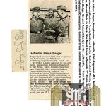 Heinz Berger Knights cross signature possibly war time