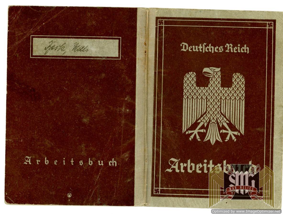 Arbeitsbuch "Willi" with RAD Entry