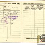 Soldbuch With Entry into Sudentenland and Hindenburg Cross Award notations