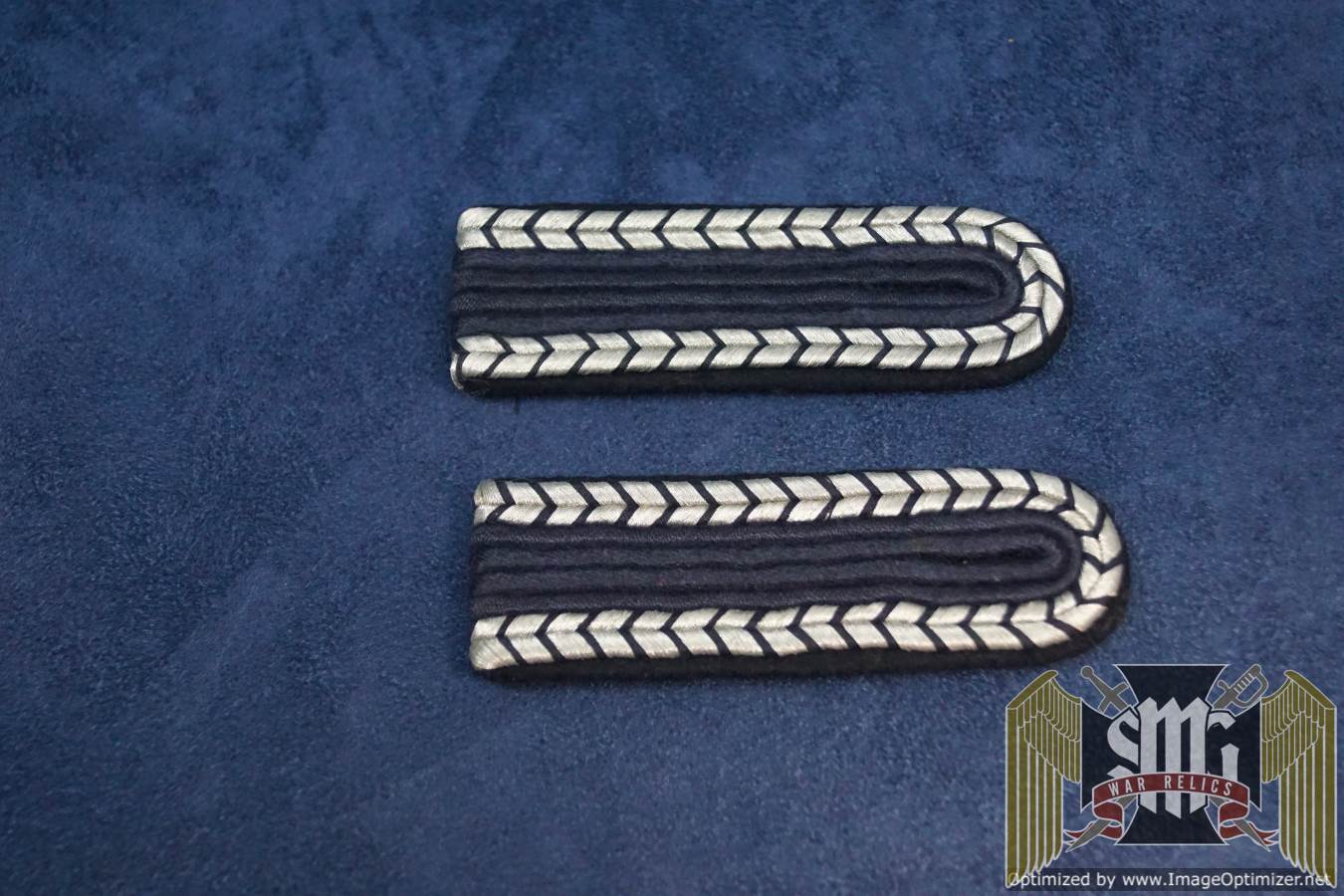 SMGN-0468 BAHNSCHUTZPOLIZEI WACHMEISTER’S SHOULDER BOARDS