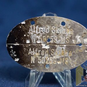 Kriegsmarine Dog tag "Alfred Skibbe"