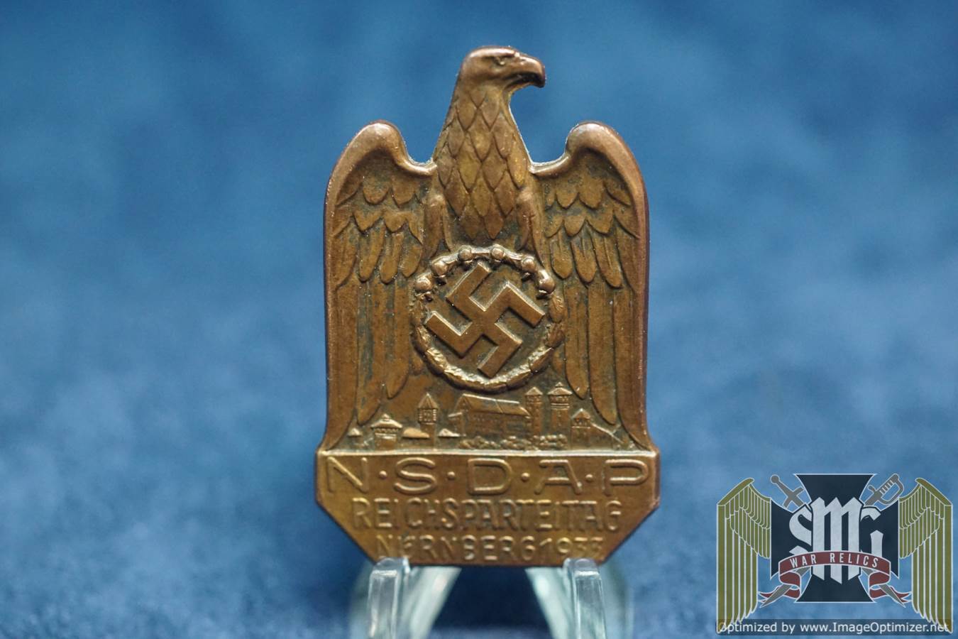 nsdap reichsparteitag nürnberg 1933 badge