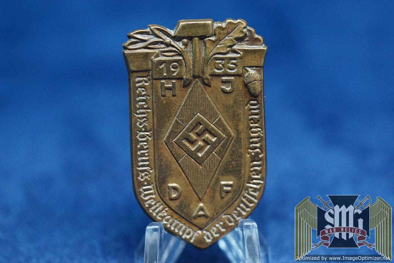 HJ/DAF Reichs Berufs Wettkampf der Deutschen Jugend 1935 Tinnie