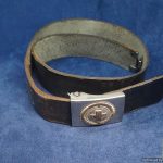 German 1933 red cross buckle with white lined belt