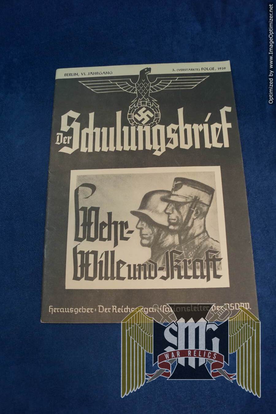 Der Schulungsbrief Periodical Propaganda Magazine
