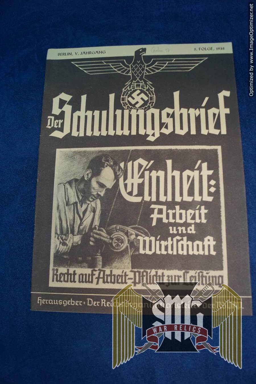 Der Schulungsbrief Periodical Propaganda Magazine