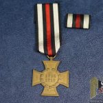 Hindenburg Medal Non Combatant w/ ribbon bar CEJ marked