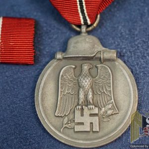 Ost Medal Marked 3 or 8 W/ Ribbon bar