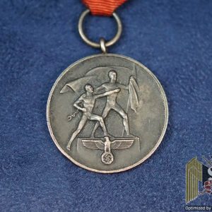 1938 Nazi Germany Austrian Anschluss Occupation Medal