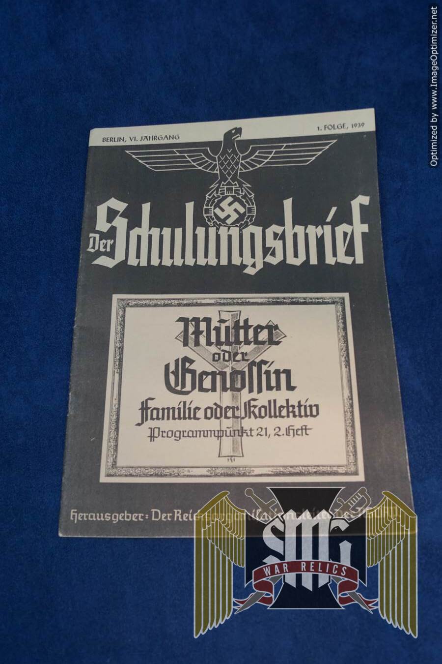 Der Schulungsbrief Periodical Propaganda Magazine