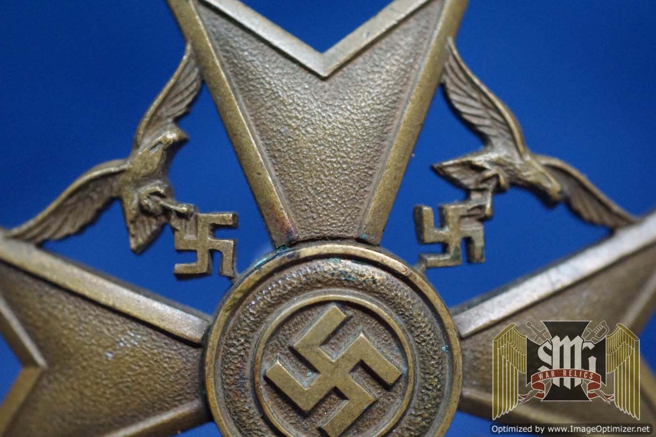 Spanish Cross in Bronze no Swords