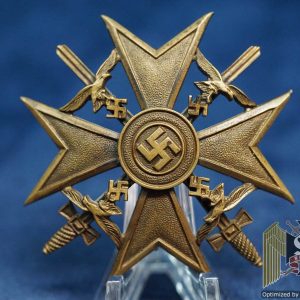Spanish Cross in Bronze w/ Swords