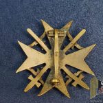 Spanish Cross in Bronze w/ Swords