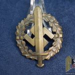 SA sports badge in bronze by Berg & Nolte numbered
