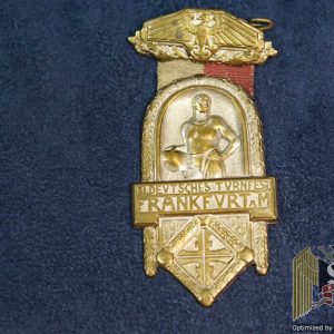 XI deutsches turnfest frankfurt 1908 Badge