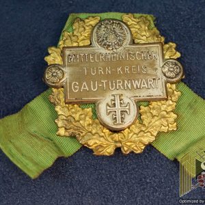Turnfest Turn Kreis Gau Turnwart badge