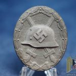 Silver Wound badge by Moritz Hausch marked 127