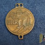 Vintage ULLR Saint of Skiing Ski Patrol Metal Badge Medal or token Tirol souvenir