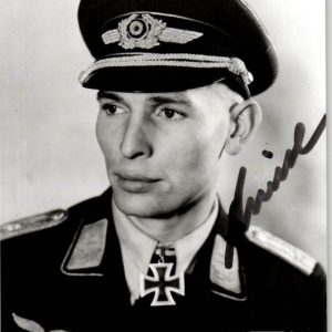 Meisel, Martin Knights cross winner signature Luftwaffe
