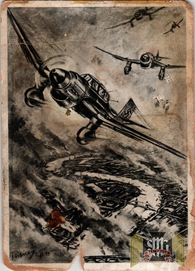 ausstellung des luftgaues vII Luftwaffe postcard