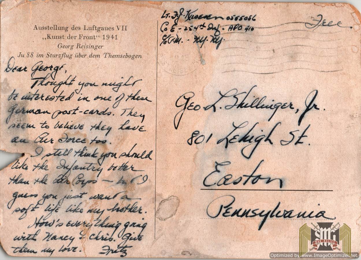 ausstellung des luftgaues vII Luftwaffe postcard