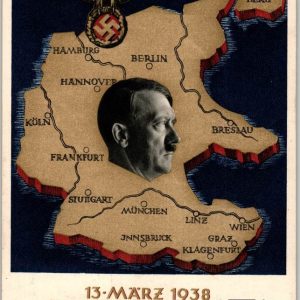 Ein Volk Ein Reich Ein Fuhrer Postcard postmarked
