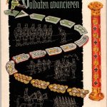 soldaten marschieren Soldaten Avancieren postcard