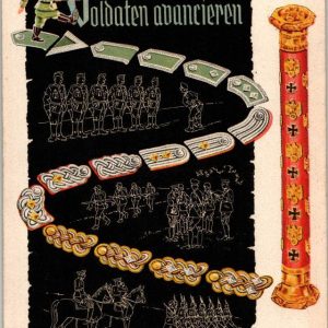 soldaten marschieren Soldaten Avancieren postcard