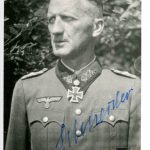 knights cross winner ERICH SCHNEIDER signature