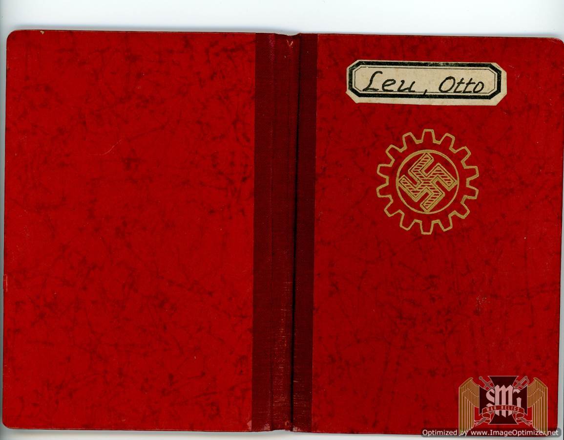 DAF Member Book "Otto Leu"