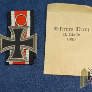 Iron Cross 2nd class w/ packet by Maria Schenkl Marked 27
