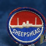 WWII US Sheepshead Bay Maritime Service Training Station Embroidered Patch 2 in