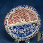 WWII US Sheepshead Bay Maritime Service Training Station Embroidered Patch 2 in