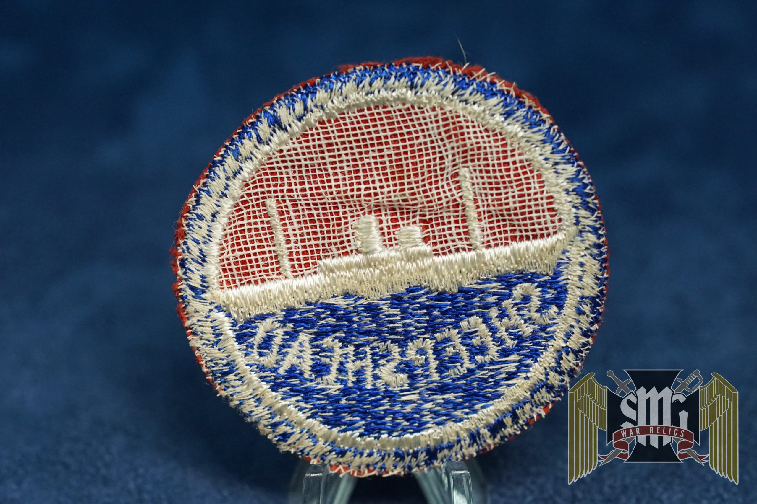 WWII US Sheepshead Bay Maritime Service Training Station Embroidered Patch 2 in