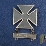US WW2 era Marksman badge with Pistol Qualification