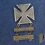 US WW2 era Marksman badge with Carbine Qualification