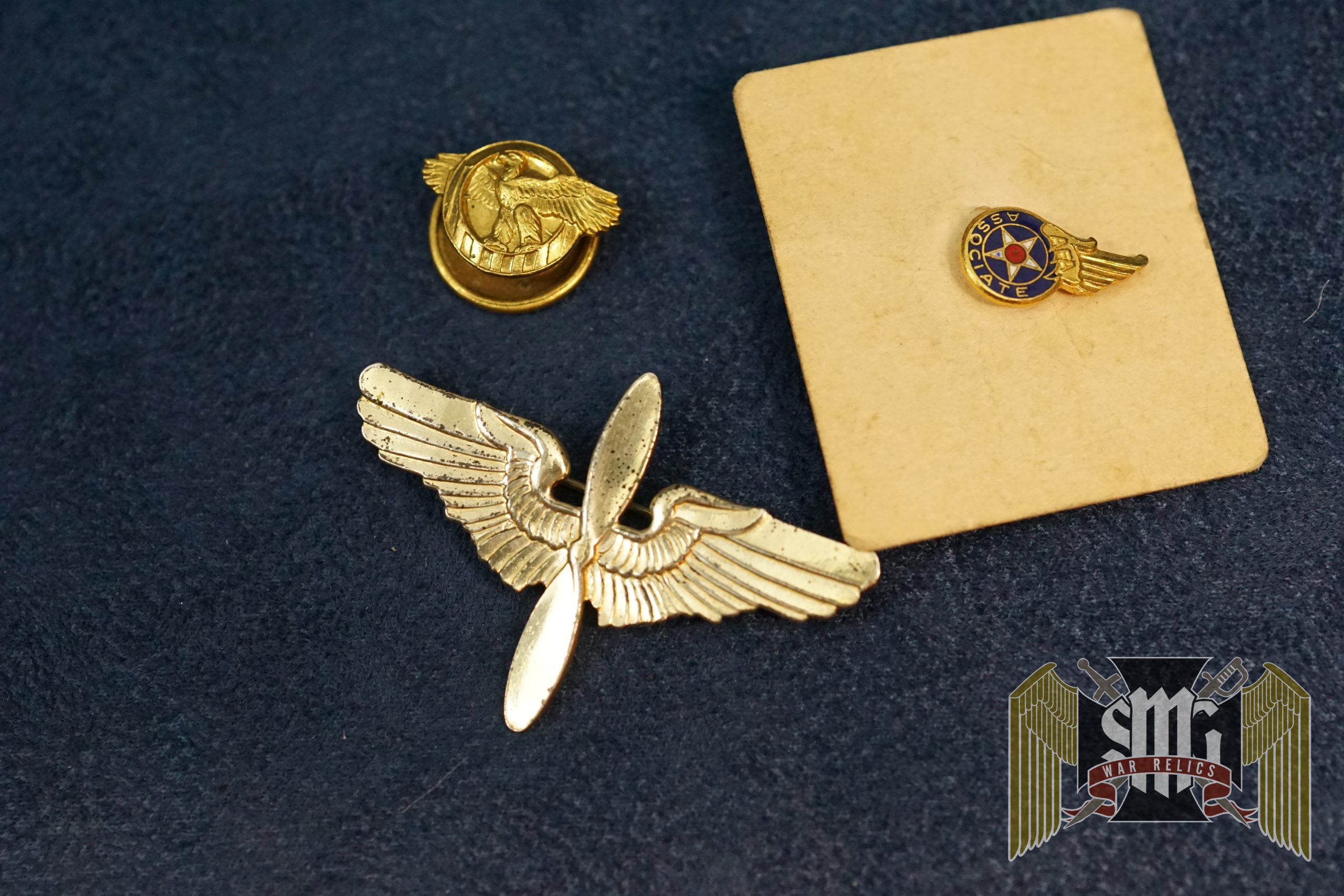 WW2 American Pin lot 3 pc.