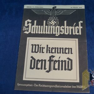 Der Schulungsbrief Periodical Propaganda Magazine (England issue)