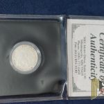 German Silver 2 Reichsmark coin with Certificate of authenticity