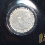German Silver 2 Reichsmark coin with Certificate of authenticity