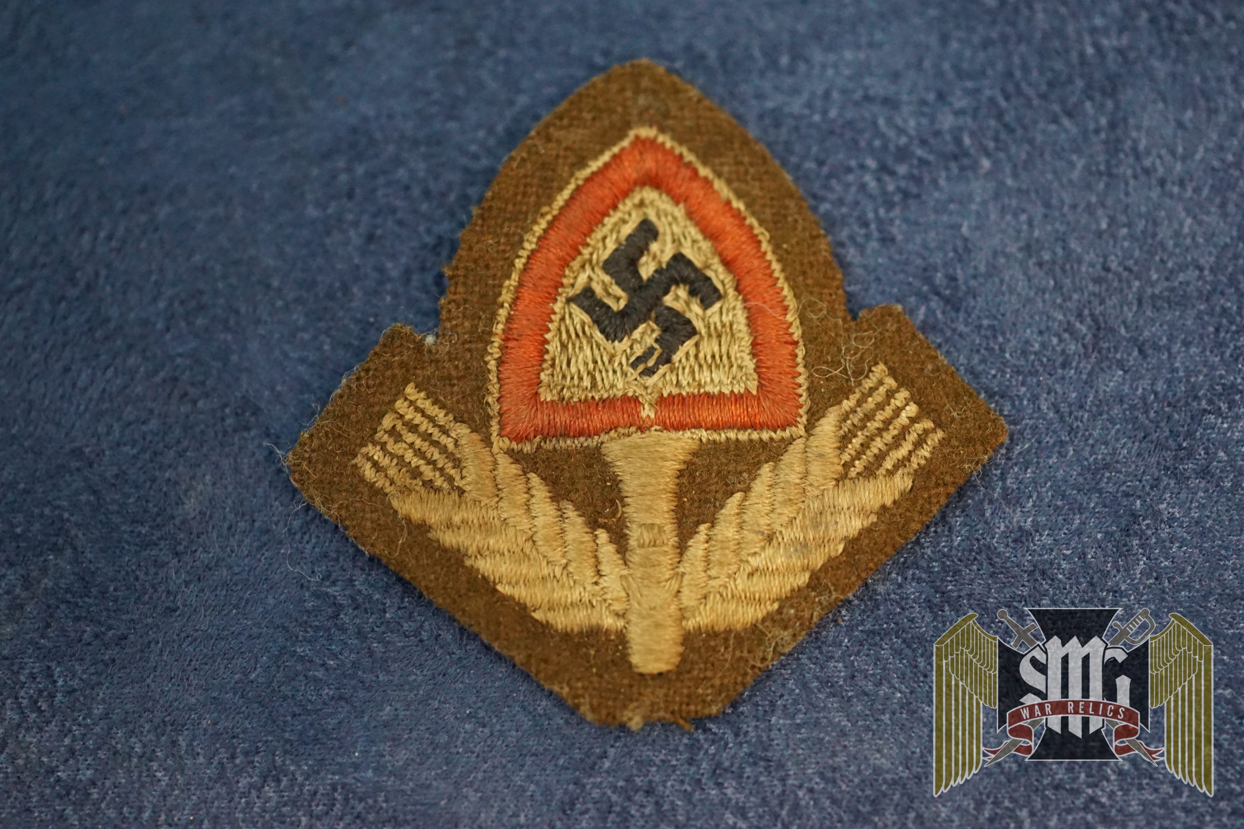 RAD Cap insignia in cloth