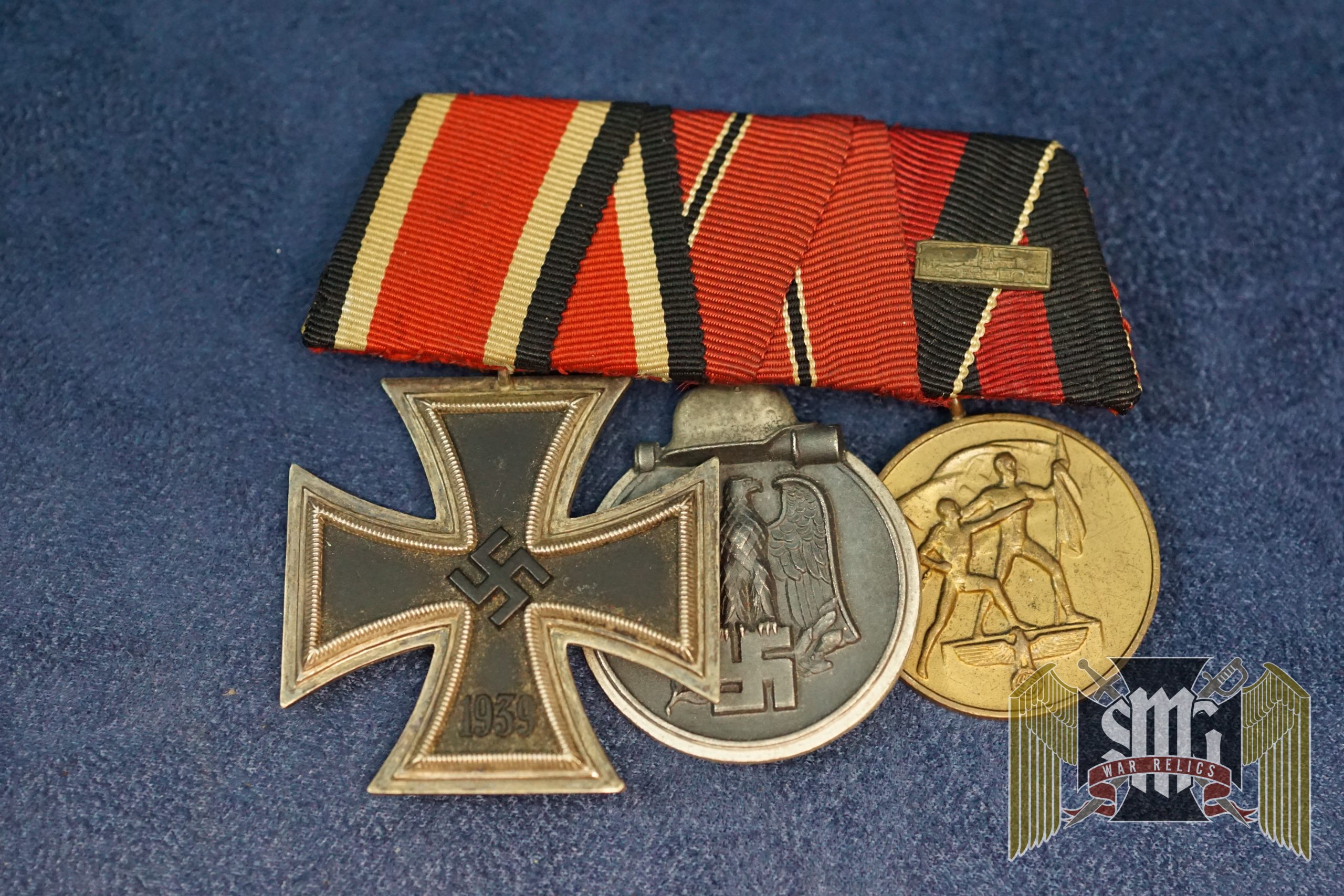 3 pc Medal Bar Ek2, Ost, Sudentenland