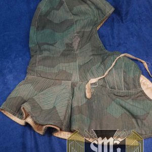 0863 WWII German splinter Camo Winter Hood Heer wehrmacht