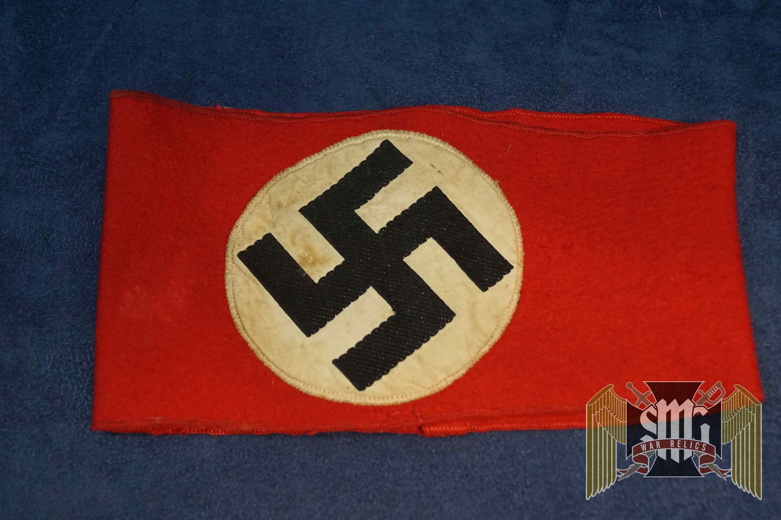 NSDAP Armband Wool with Bevo Swastika