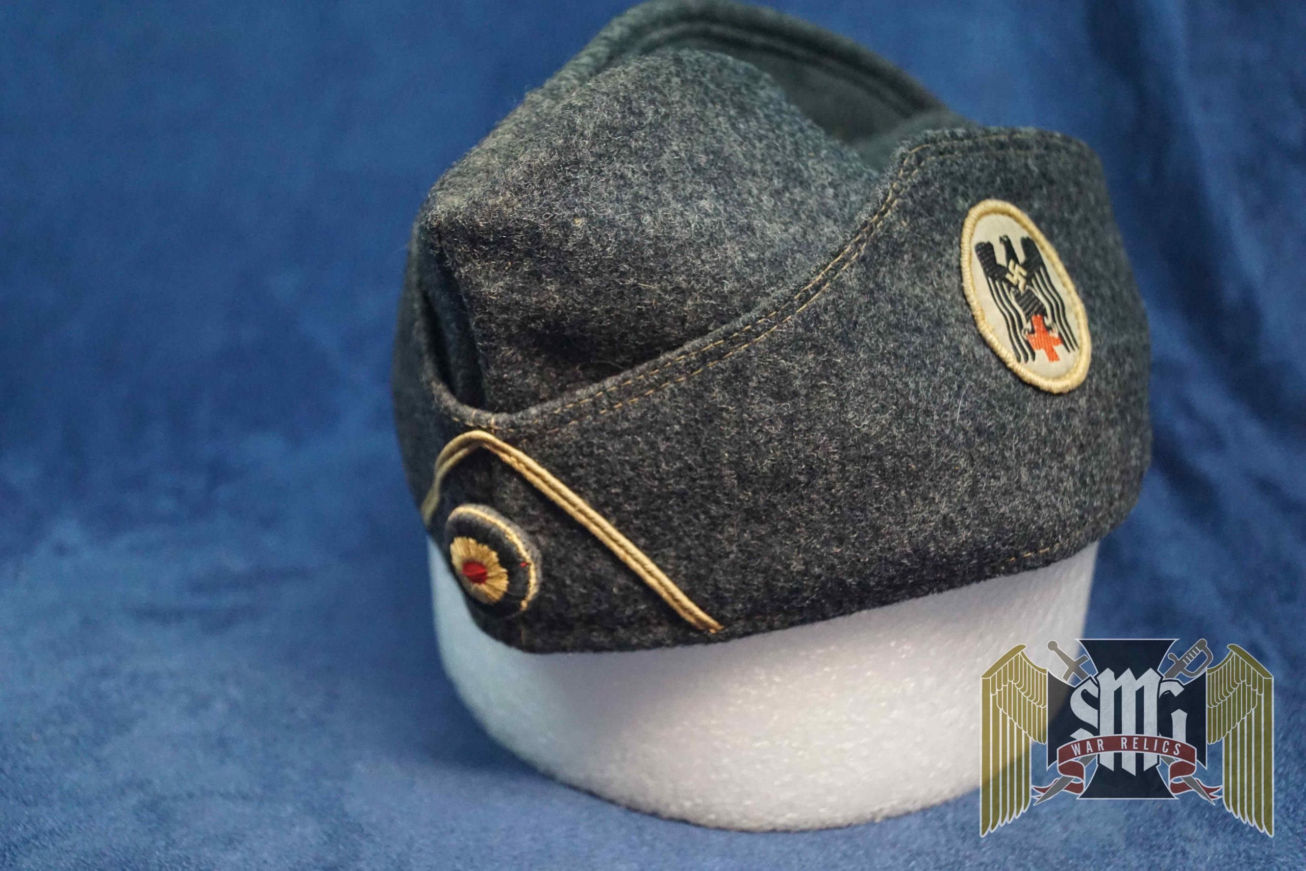 DRK (German red Cross) EM/nco Side Cap/ Overseas cap size 54