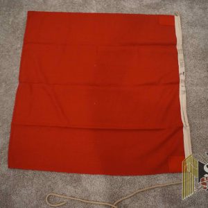 German Marine Red signal flag or "Rote Flagge" 100x100